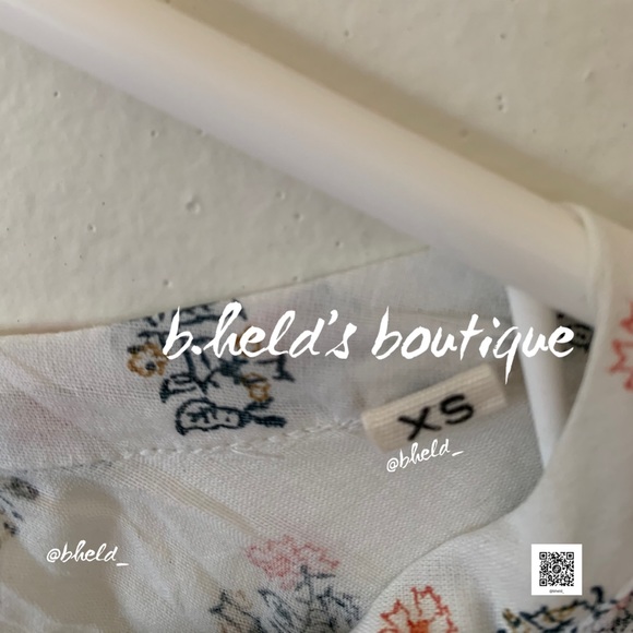 Dôen Jo Dress in Red Dahlia Block Print Organic Cotton Size XS Brand New NWT - Picture 5 of 17